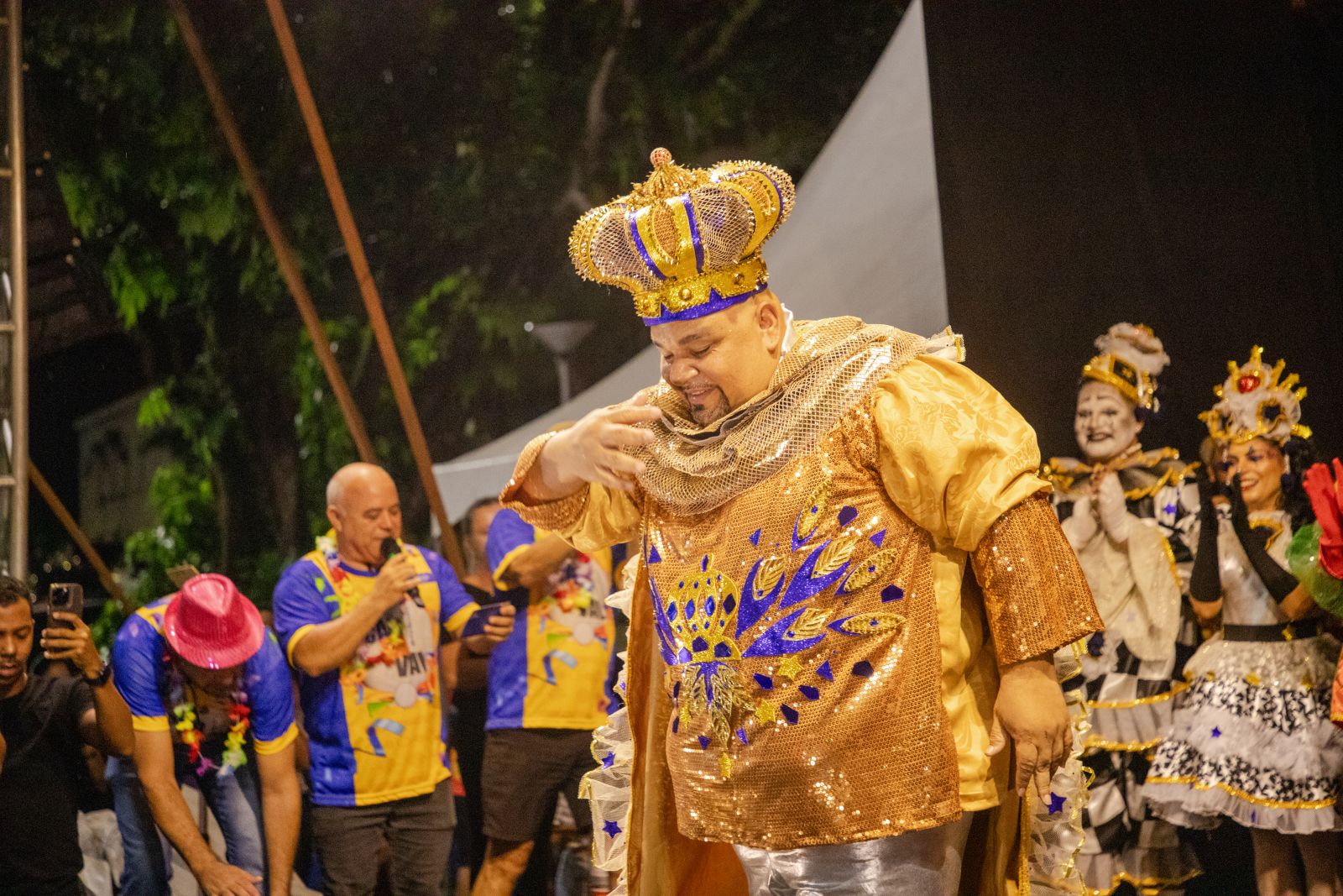 Apresentações da Corte do Rei Momo são organizadas pela Funcultural