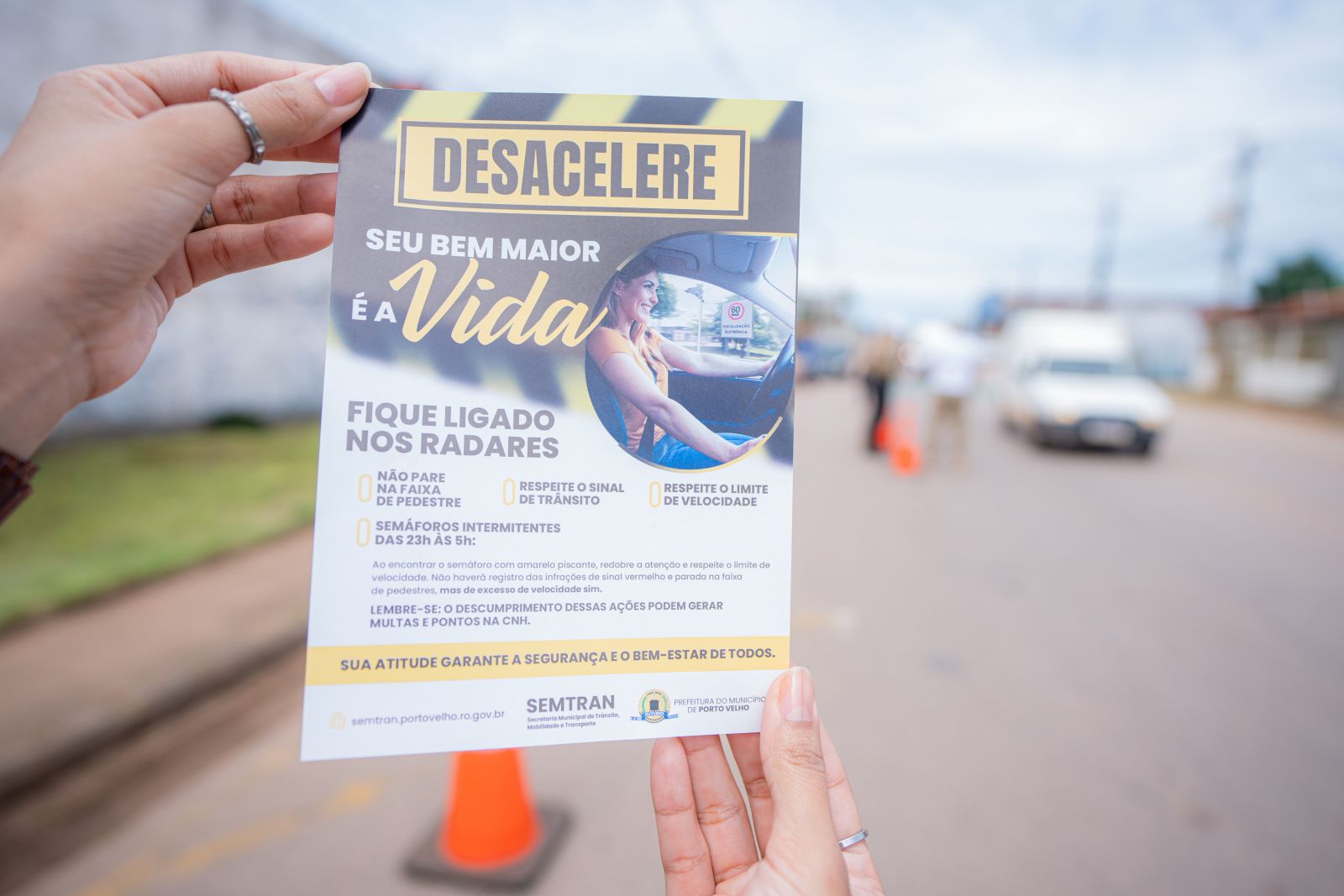 Existe uma série de ações da Semtran que visam a educação no trânsito