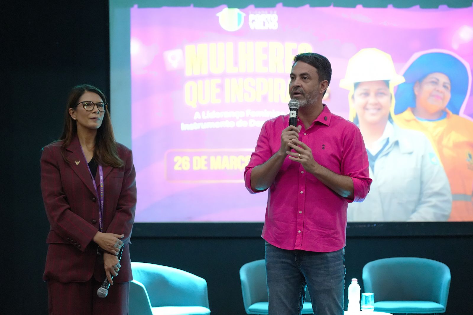 Léo Moraes, enfatizou o compromisso da gestão com o fortalecimento do protagonismo feminino