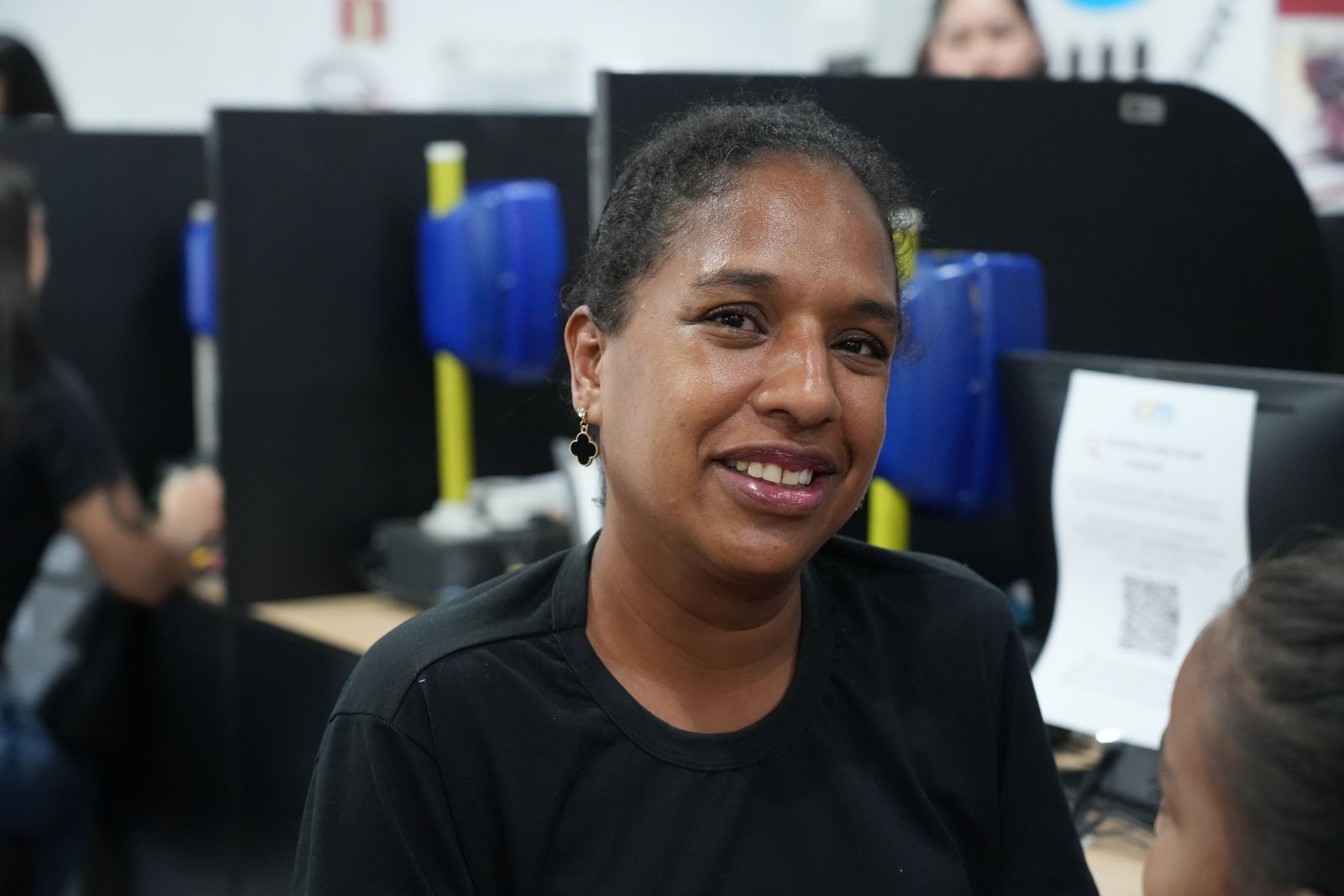 Com a economia, Daphine disse que agora dá até para levar as crianças para tomar sorvete