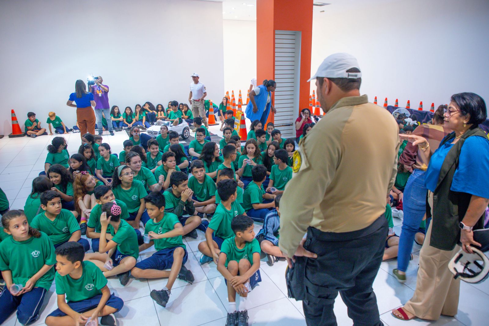 Mais de 80 alunos participaram da ação