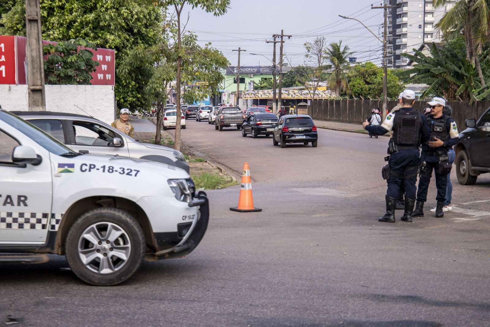 A Semtran fica responsável pela fiscalização do fluxo durante o período de contrafluxo