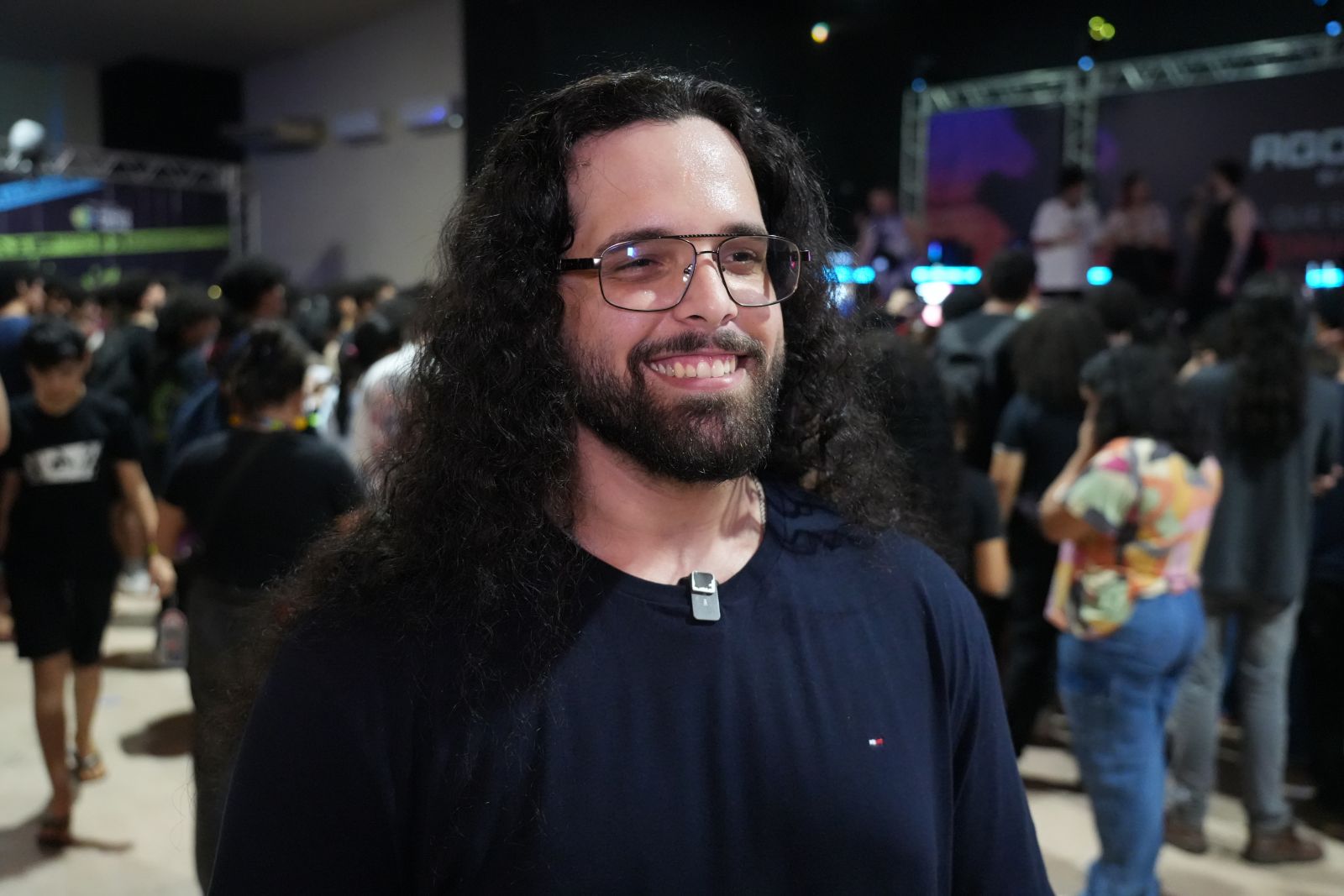 Robert Medina mora nos Estados Unidos e está de visita à família, também fez questão de prestigiar a programação