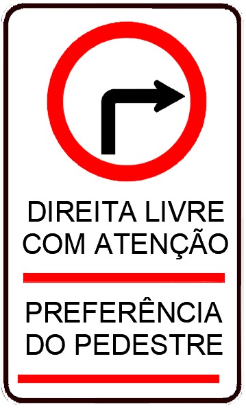 Placa foi instalada no local para orientar motoristas