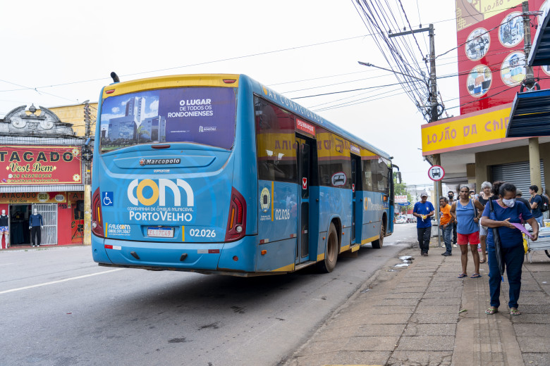 O transporte coletivo em Porto Velho atende mais de 60 mil passagens por dia